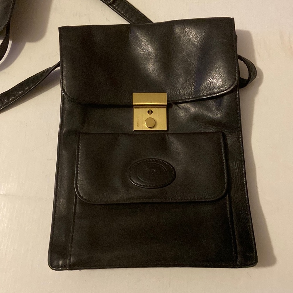 Vintage Pierre Cardin Leather Crossbody Bag